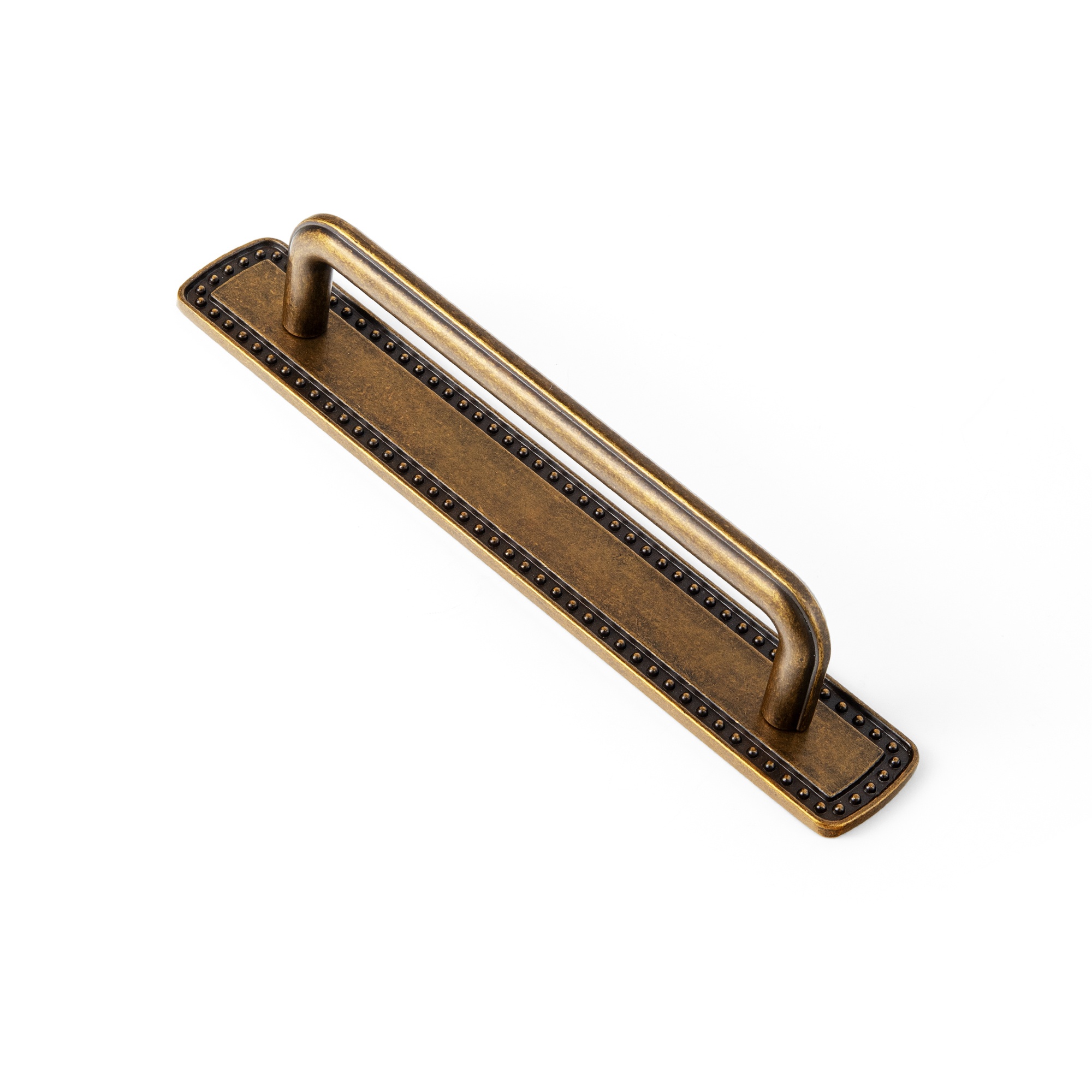 Furniture Hardware With Backplate - 2 Pack Antique Brass 5