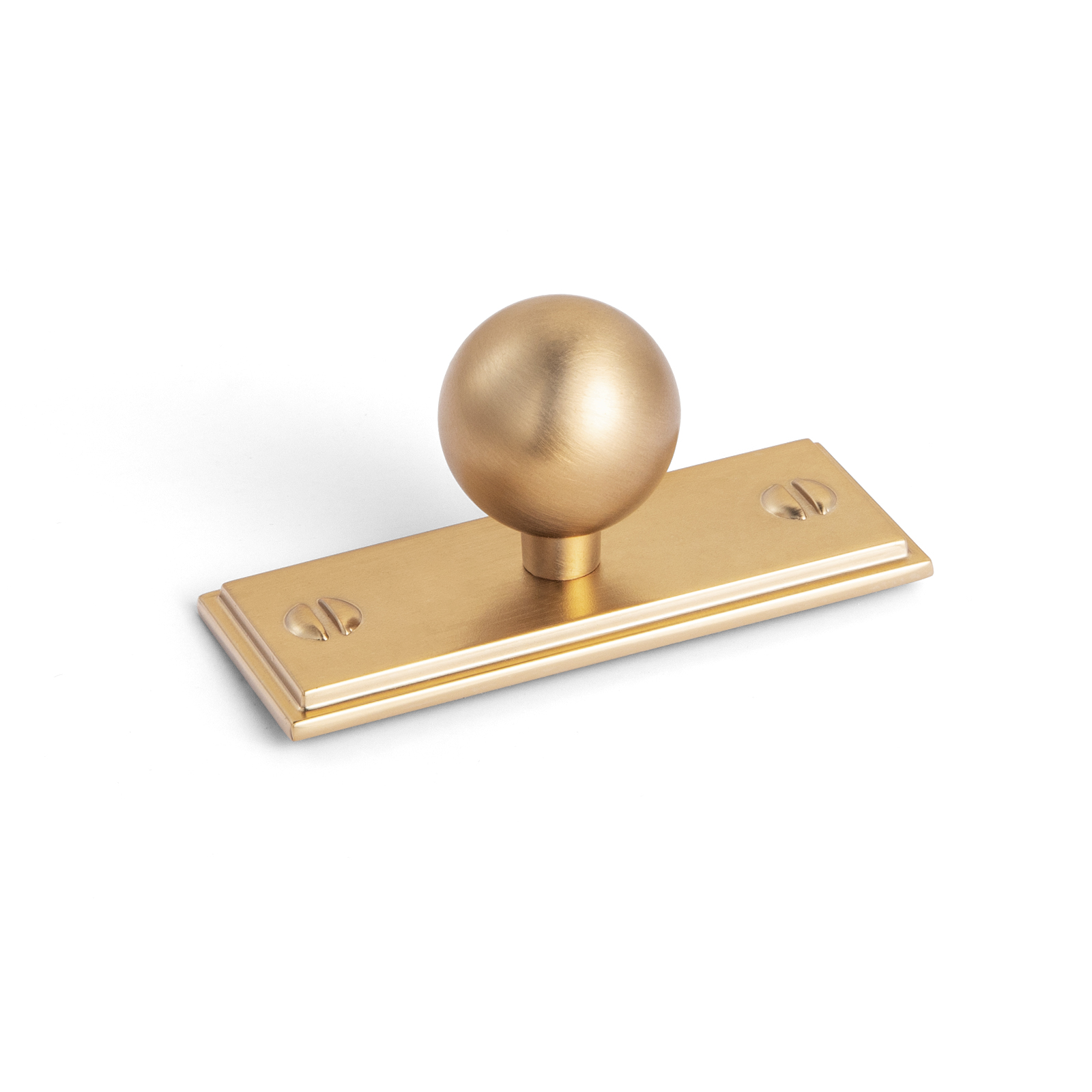 Goo-Ki Antique Brass Cabinet K - Furniture Hardware With Backplate recension och pris