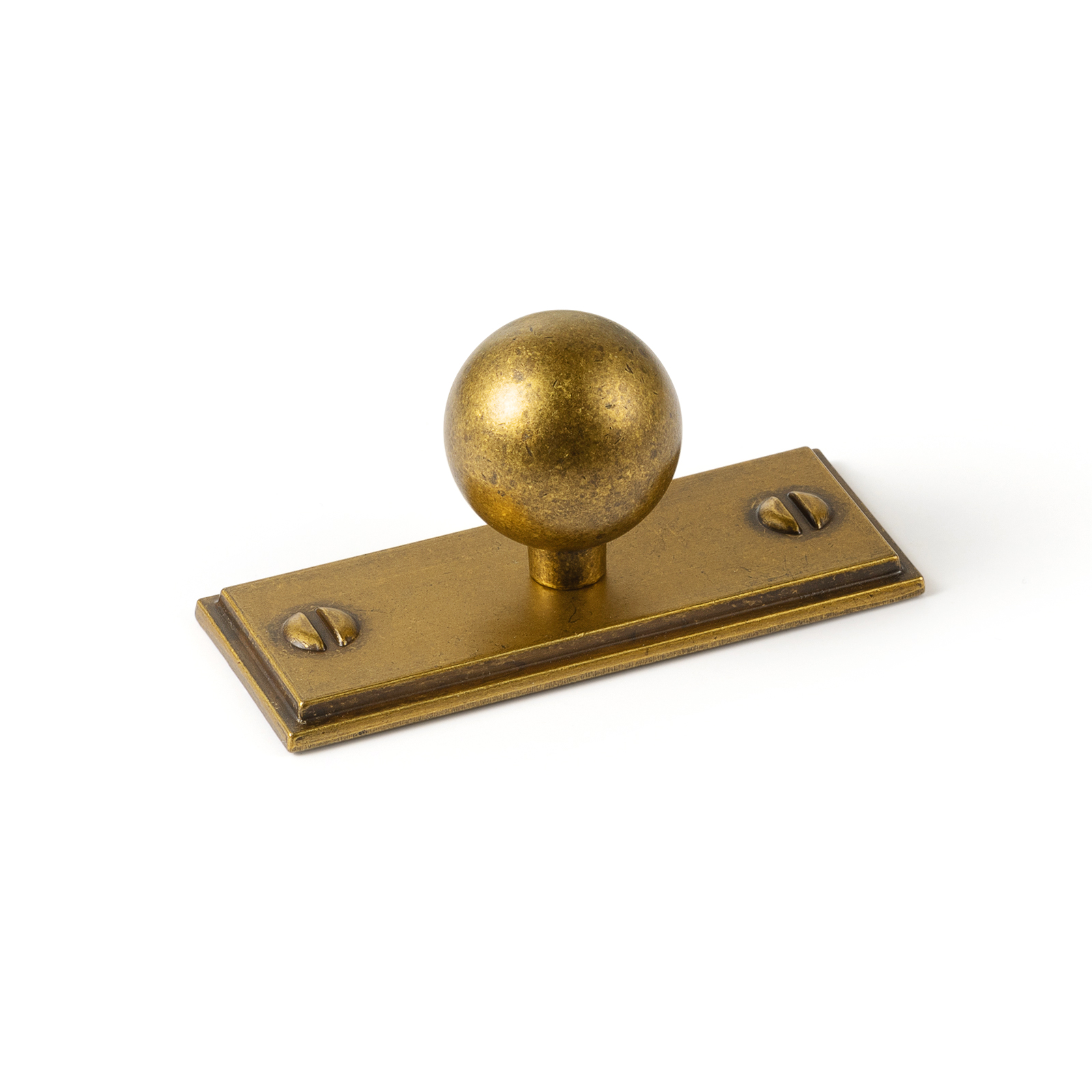 Goo-Ki Antique Brass Cabinet K - Furniture Hardware With Backplate recension och pris