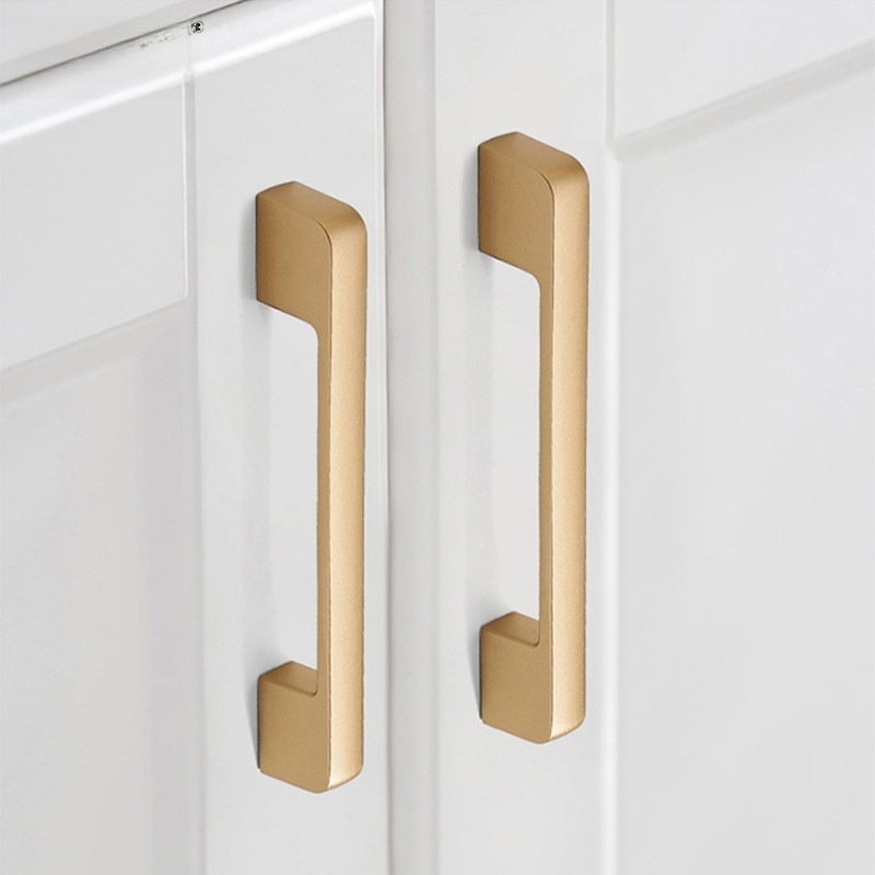 Modern Minimalist Nordic Exten - Drawer Pull Gold recension och pris