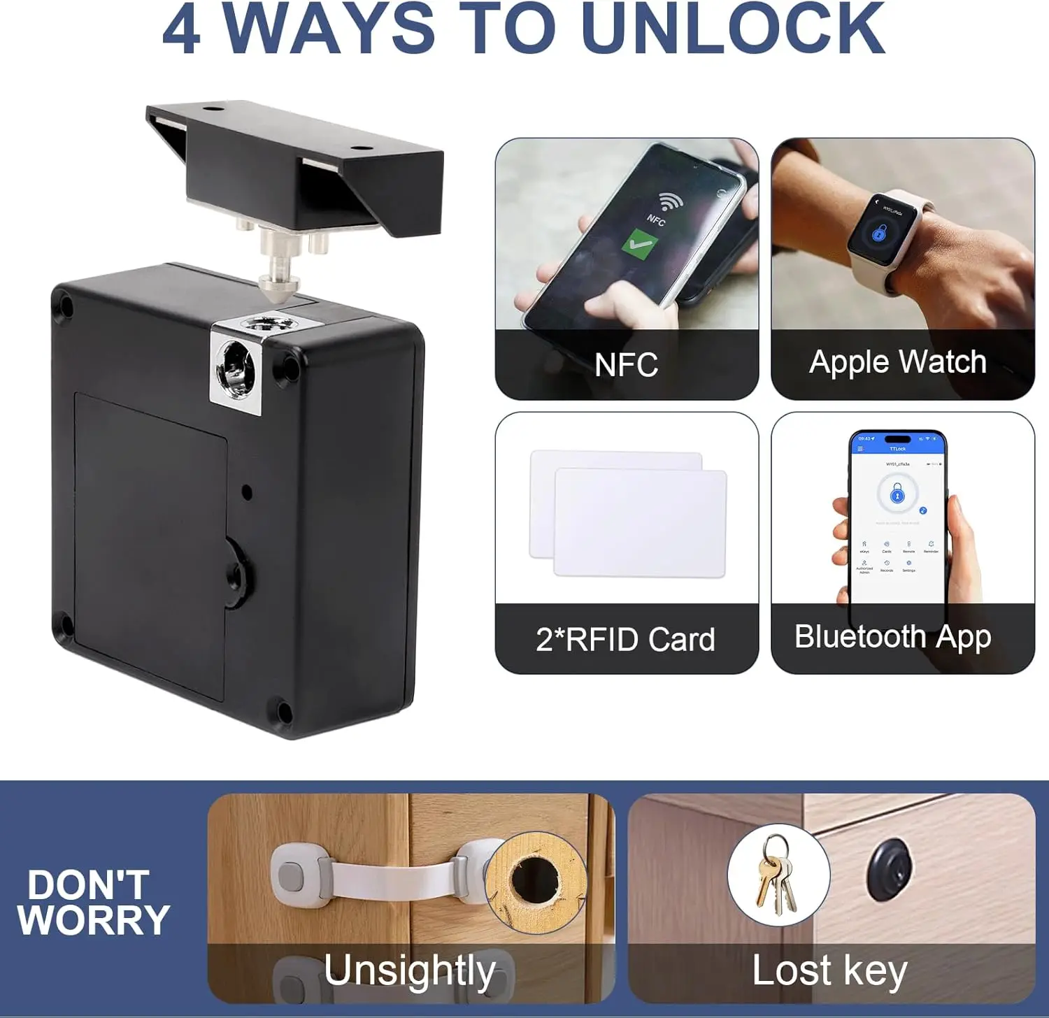 Mobile phone NFC smart locker  - Furniture Hardware Products recension och pris