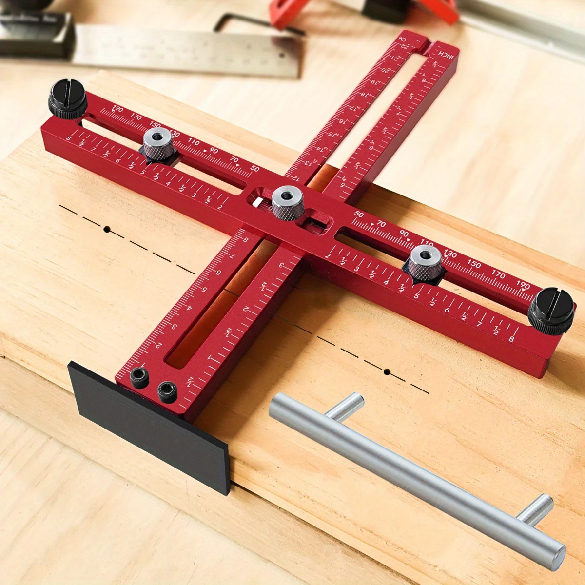 Aluminum Cabinet Handle Jig Ad - Furniture Hardware Design recension och pris