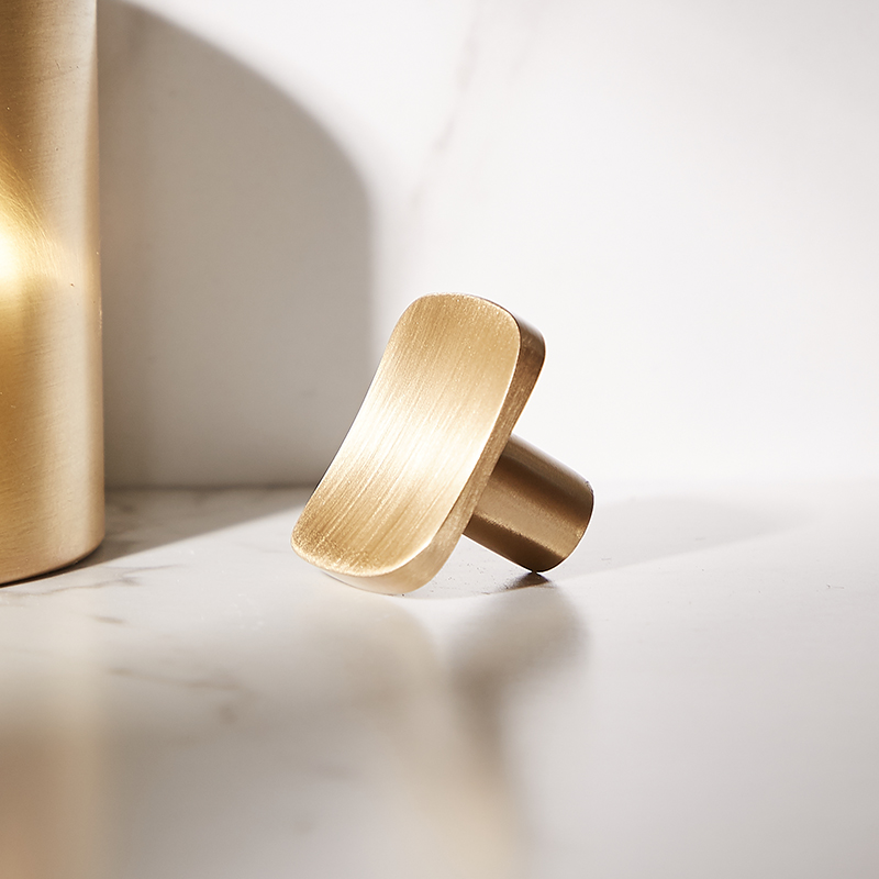 Modern Solid Brass Cabinet Kit - Drawer Pull Gold recension och pris