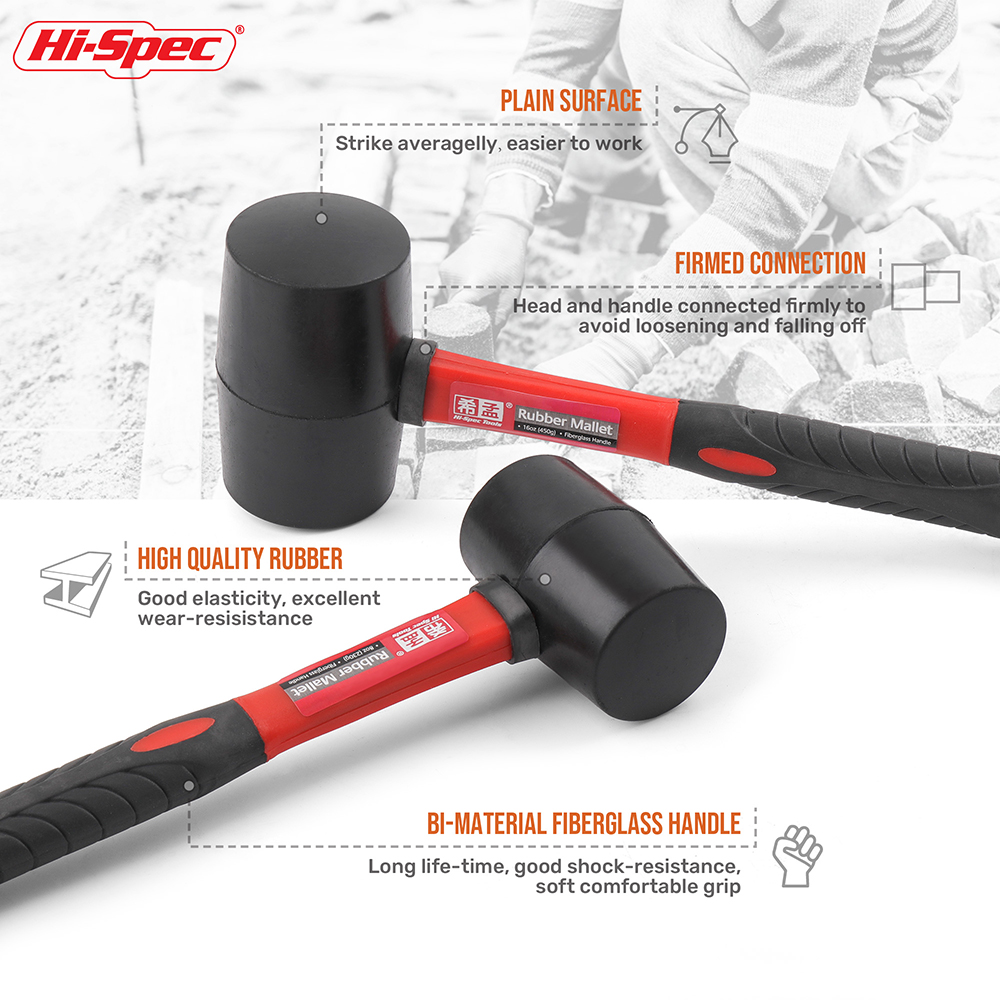 Soft Face Rubber Mallet Shock  - Furniture Hardware Design recension och pris
