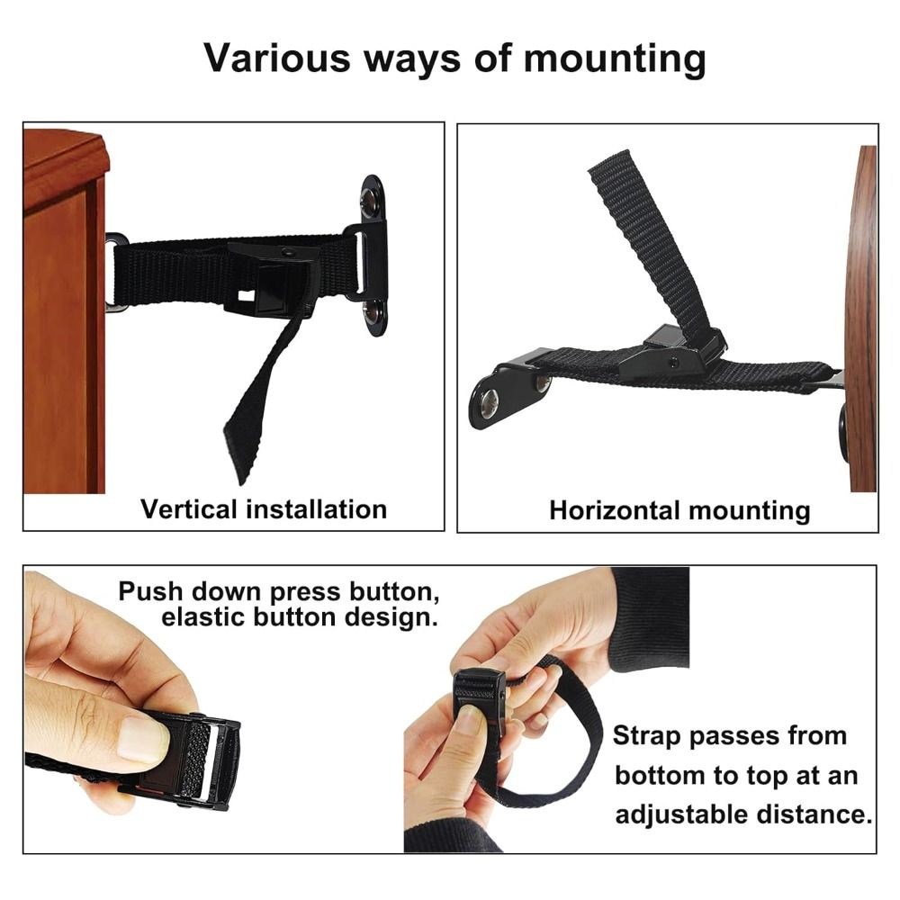Easy Install Earthquake Proof  - Furniture Hardware Products recension och pris