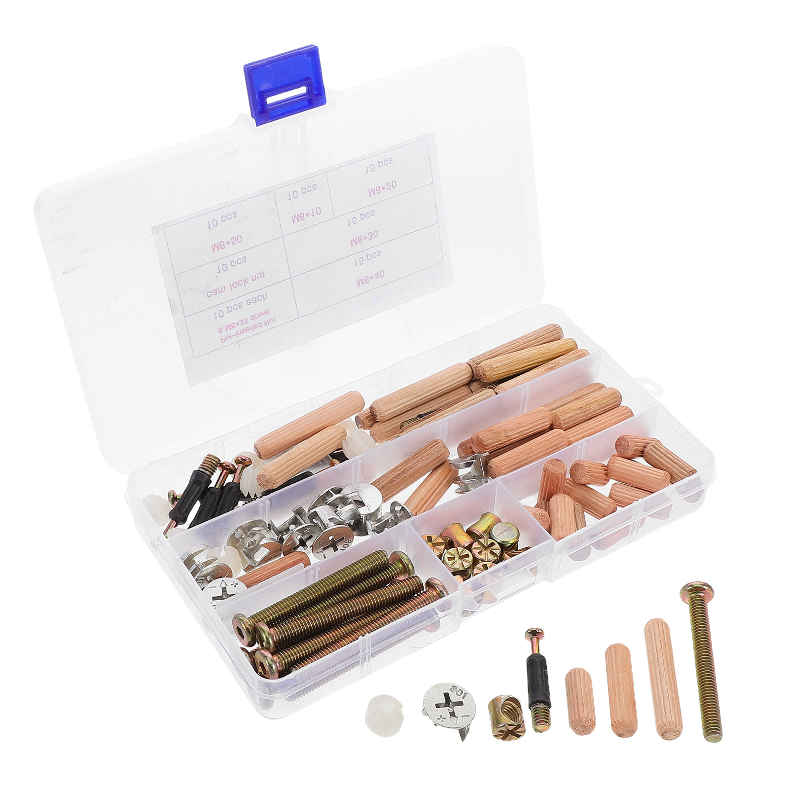 95Pcs Bunk Bed Hardware Kit Fu - Furniture Hardware recension och pris