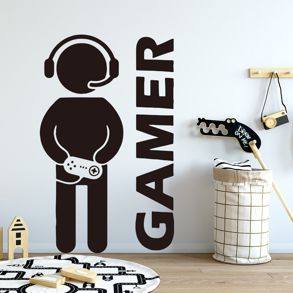 1pc Gamer Wall Art Decal For K - Furniture Hardware Design recension och pris